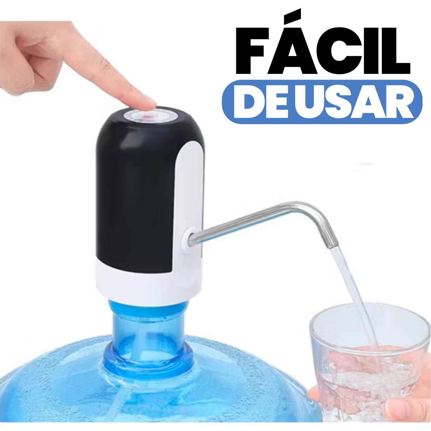 DISPENSADOR DE AGUA ELÉCTRICO RECARGABLE