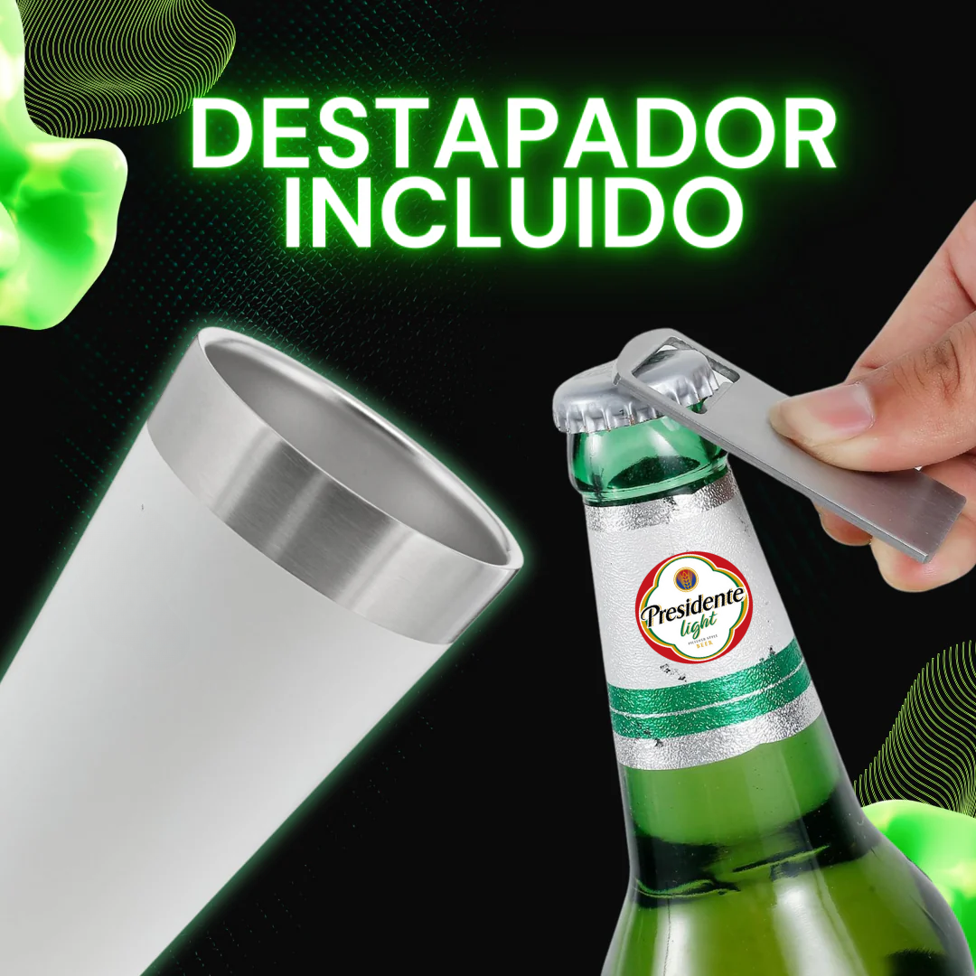 VASO CON BOCINA BLUETOOTH  y luces Led - Lleva tu música y bebida favorita