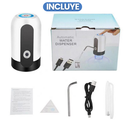 DISPENSADOR DE AGUA ELÉCTRICO RECARGABLE