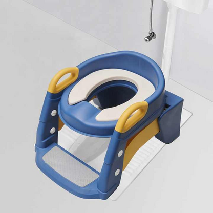Asiento de inodoros con escalera para niños