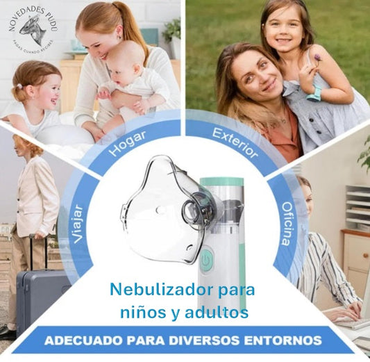 Nebulizador Portátil para Niños y Adultos