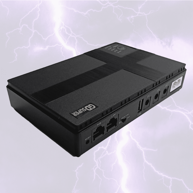 Mini UPS para Router y Cámaras – de 15000 mAh Energía Ininterrumpida para tus Dispositivos