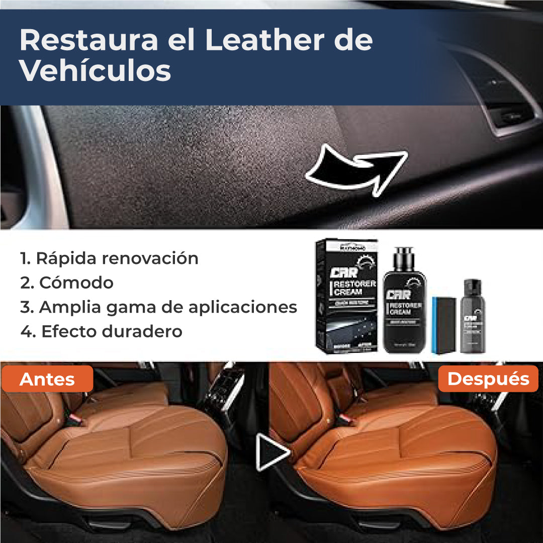 Crema Restauradora de Plásticos y Leather | Restaurador Premium